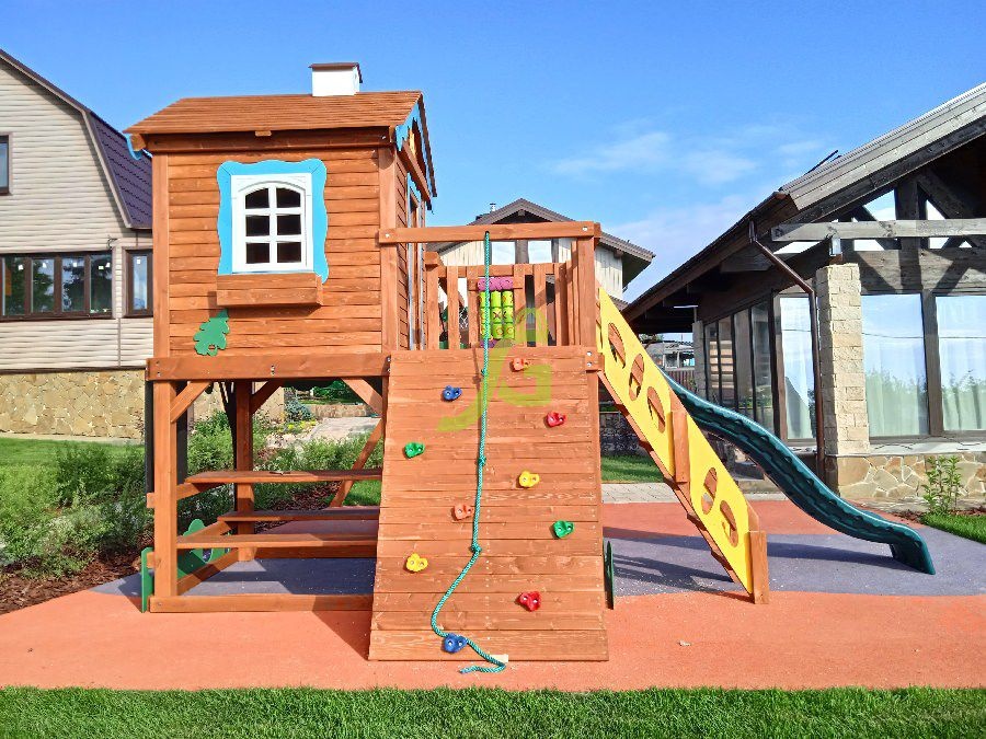 Детская деревянная площадка IgraGrad Домик 2 Совёнок